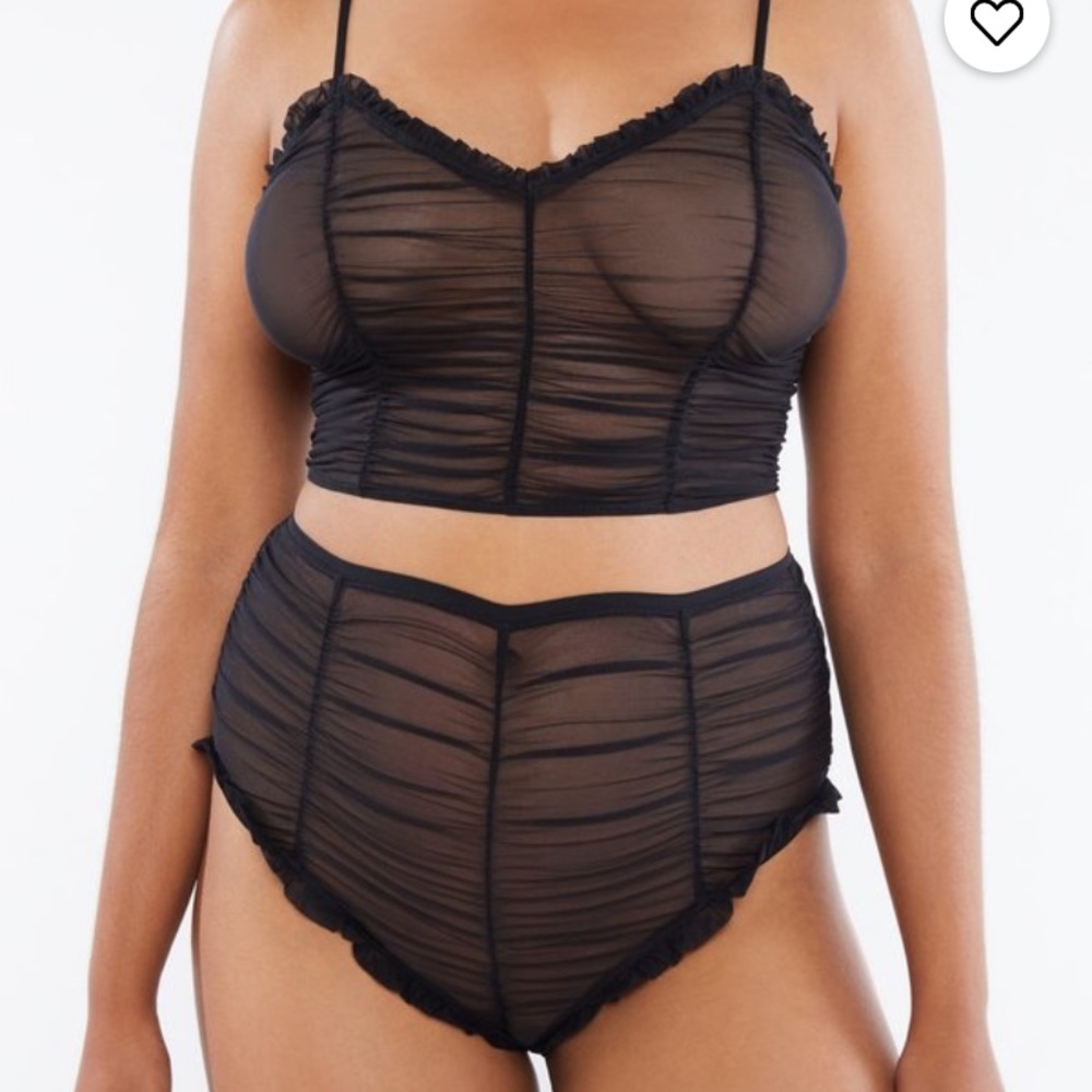Savage X Fenty Mesh Booty Short.